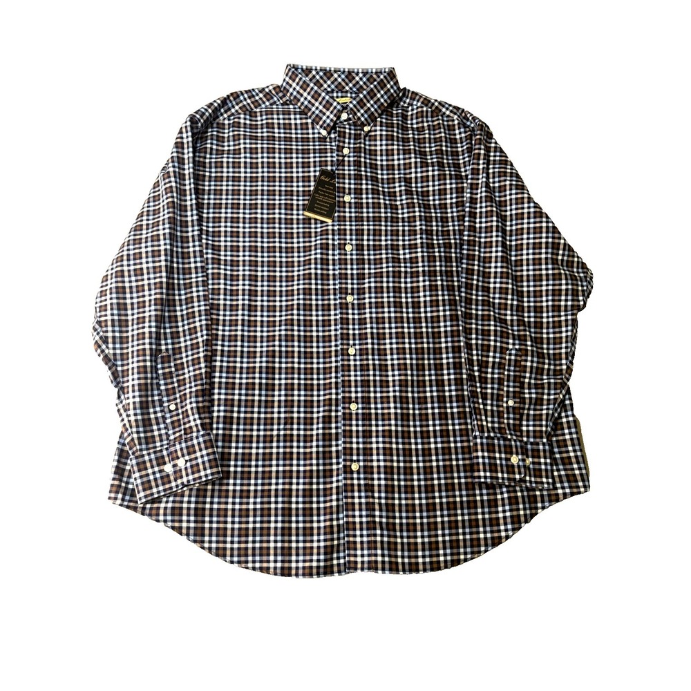 Gold Label Button‑Up Long‑Sleeve Shirt – Size 2XB